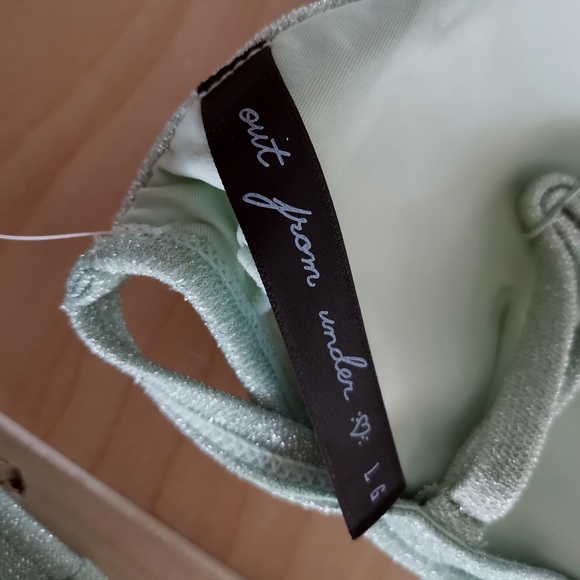 URBAN OUTFITTERS Glimmer Cheeky Bikini Bottom & Triangle Bikini Top- NWT (L) - Picture 9 of 15